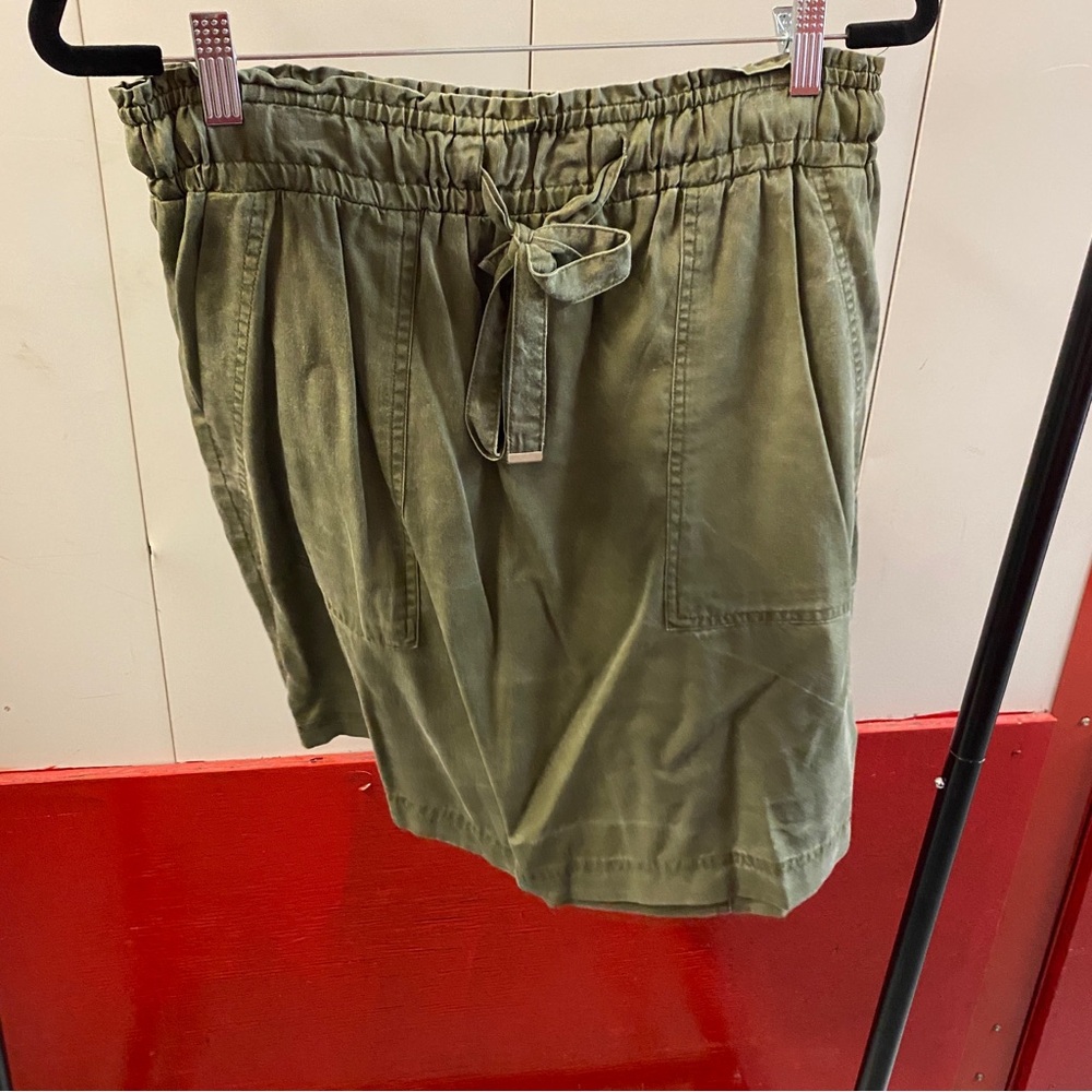 Dex Olive Green Drawstring Utility Skirt | Size M